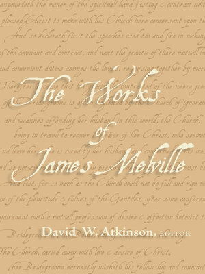 cover image of The Works of James Melville